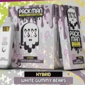 Packman Disposable White Gummy Bears